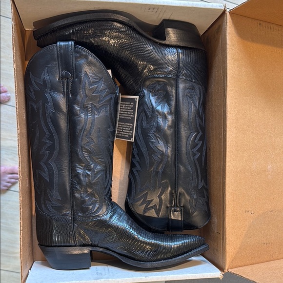 Justin Boots Shoes - Black Justin Cowboy Boots